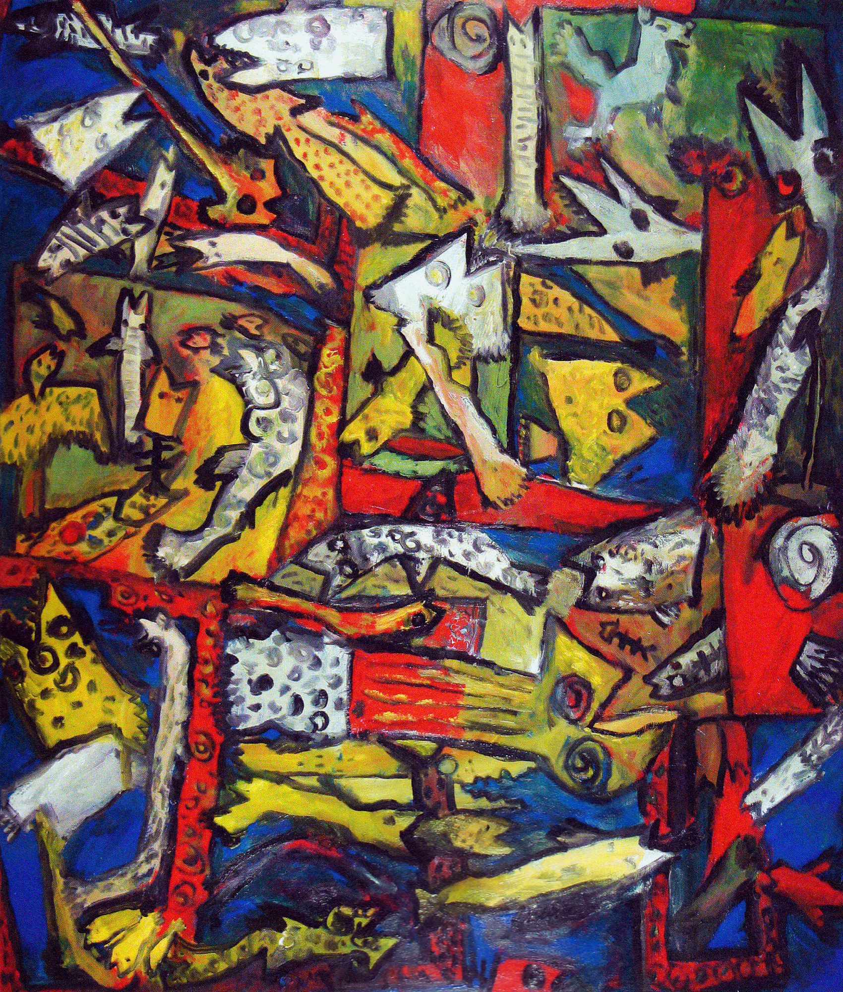 Kunst Reinickendorf - Spiegelfechterei 1996