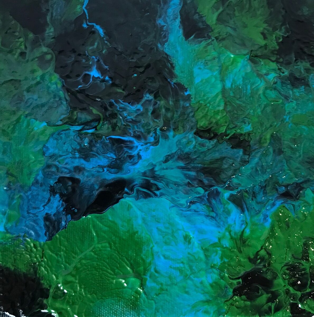 Kunst Reinickendorf - Bild ist während eines Kurses entstanden, Foto Stefanie Erdenberger, Fluid Painting