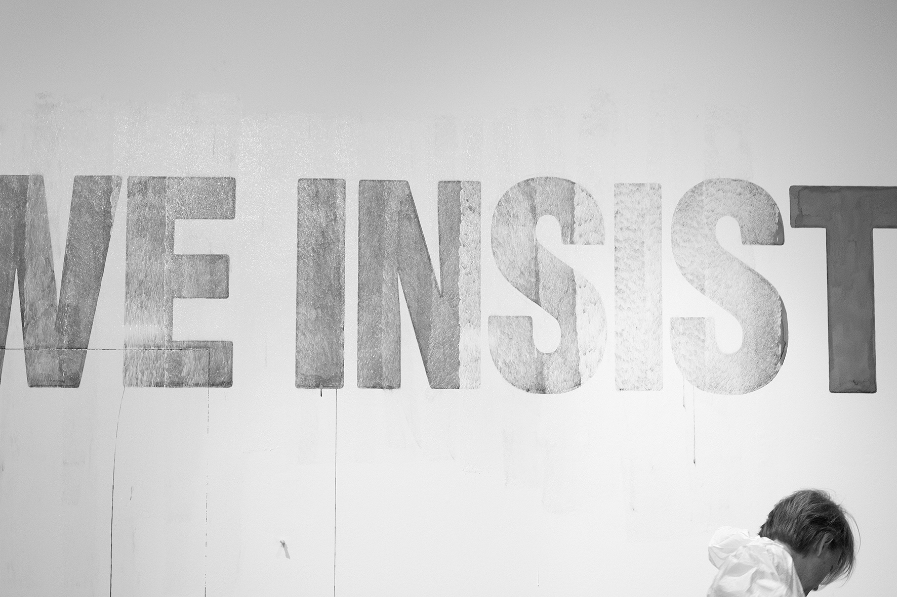 Kunst Reinickendorf - Nadine Fecht , WE INSIST (Detail), 2019/2026, Aktivierung, Kunsthalle Mannheim © Nadine Fecht, VG Bild-Kunst 2026
